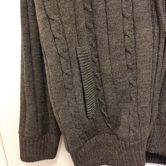 Pegasus thick zip up Jumper XL men grey - Picture 4 of 7